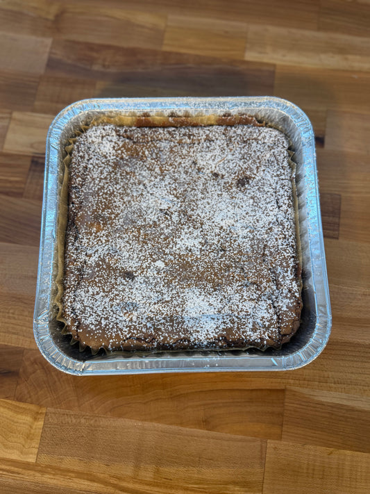 Belgian Chocolate Sourdough Brownies