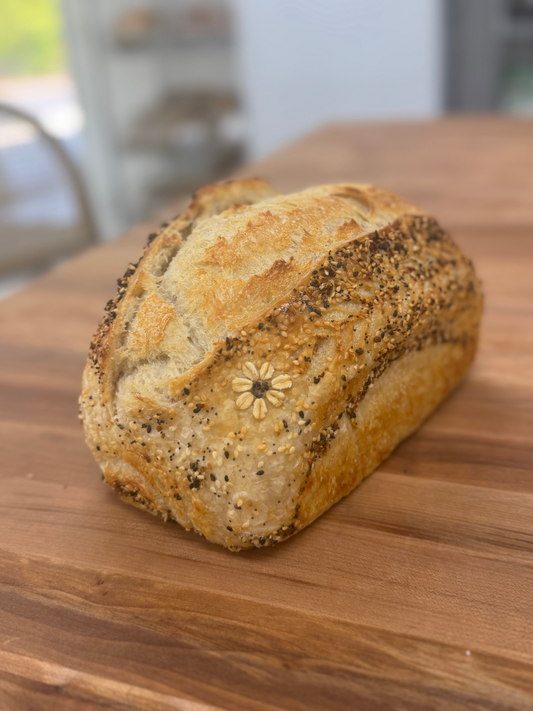 Pure Sourdough Loaf - Everything Bagel
