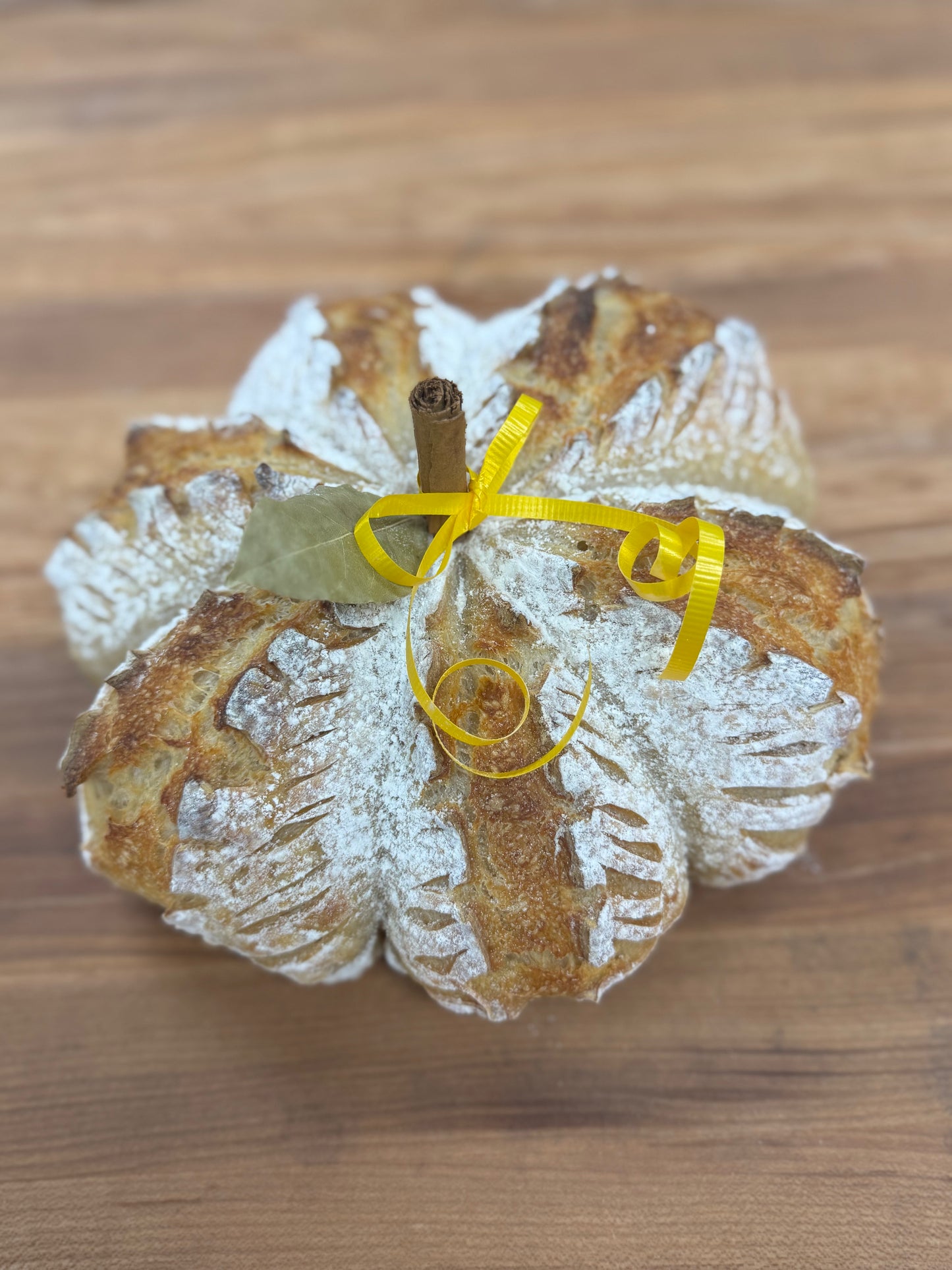 Artisan Sourdough Batard (Pumpkin-shaped) - Fall Season