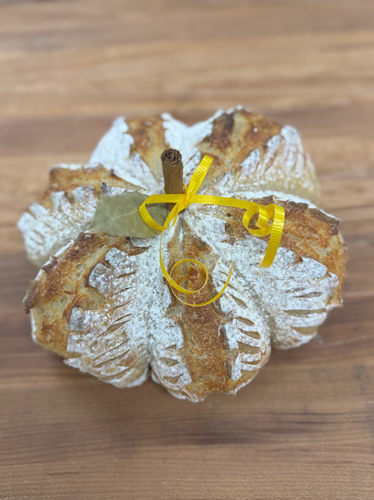 Artisan Sourdough Batard (Pumpkin-shaped) - Fall Season