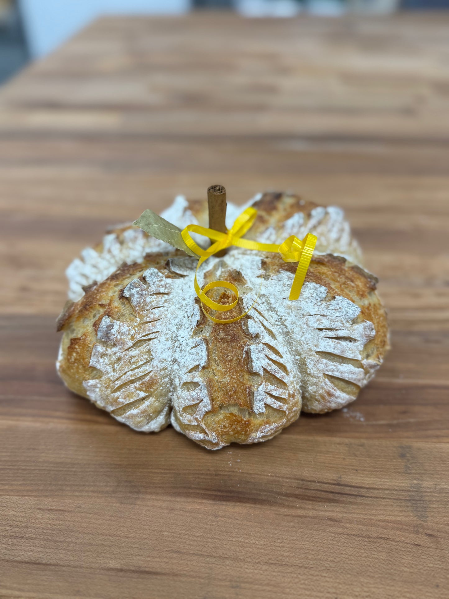 Artisan Sourdough Batard (Pumpkin-shaped) - Fall Season