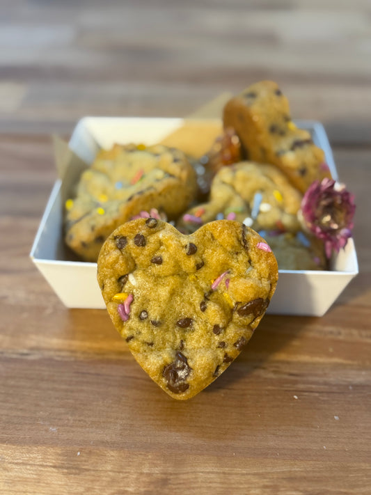 "HBD to You" Belgian Chocolate Sourdough Cookies - 5 Count