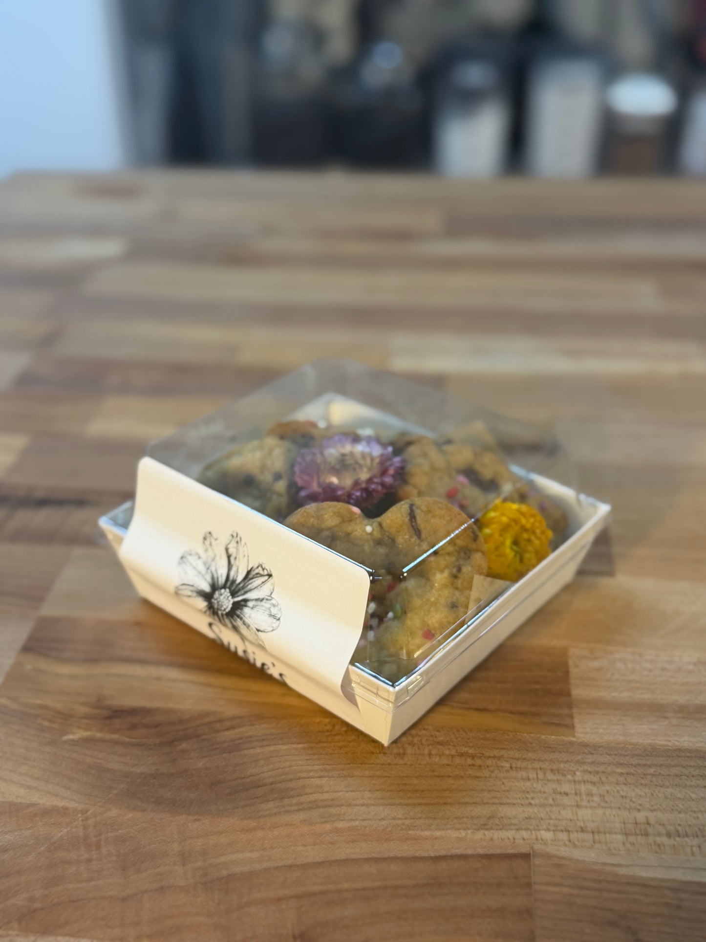 "HBD to You" Belgian Chocolate Sourdough Cookies - 5 Count