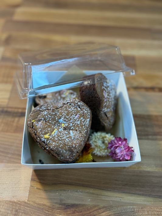 'HBD to You' Belgian Chocolate Sourdough Brownies