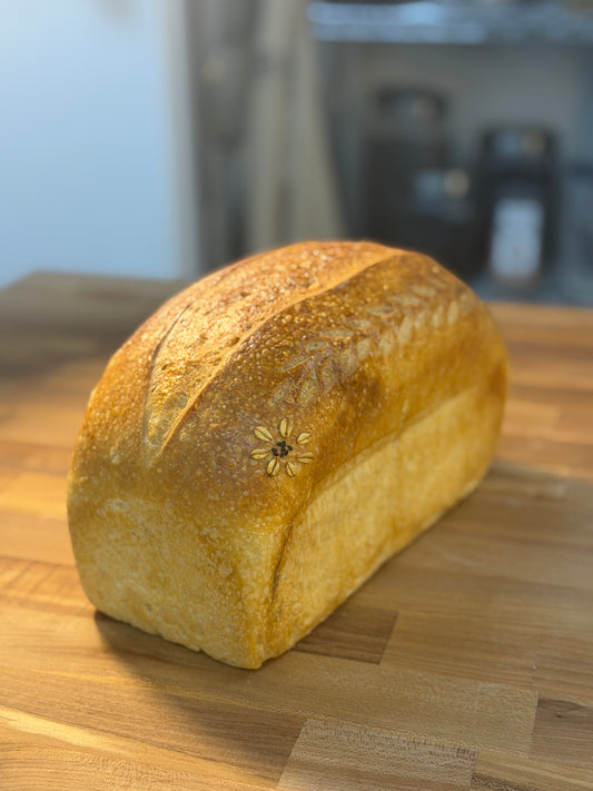 Soft Sandwich Sourdough Loaf